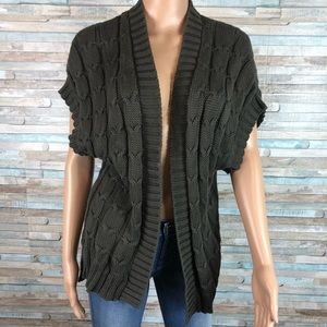 Banana Republic Chunky Cable Knit Cardigan Medium